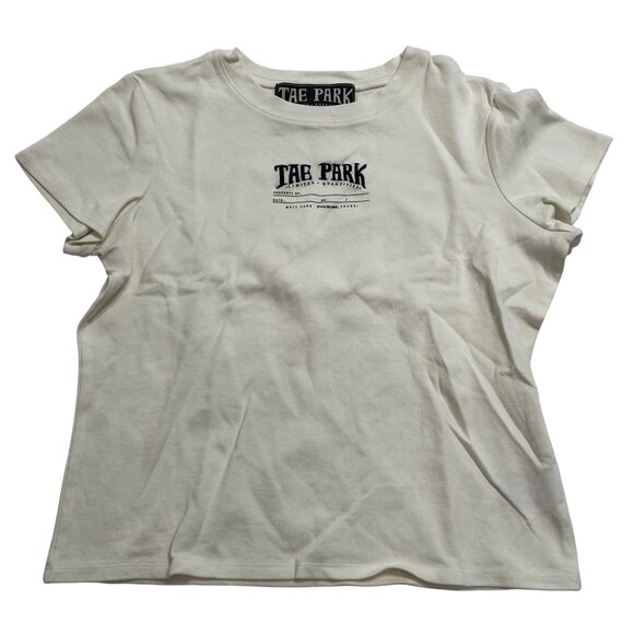 Tae Park TP Limited Quantities Baby Tee in White - Picture 1 of 4